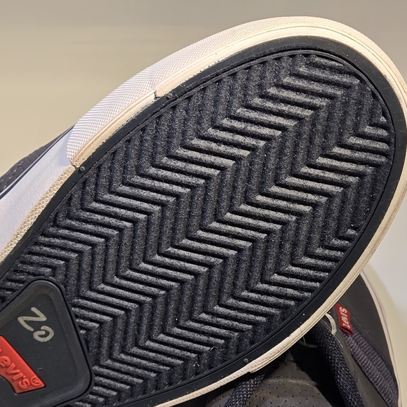 Levis Miles Preference Men’s Navy Blue / Brown Fashion Sneakers Size 8 - Picture 7 of 16